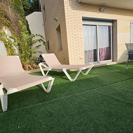 Appartamento Duplex Moderno 3 Hab Parking, Vistas Al Mar Y Terraza Sitges Esterno foto
